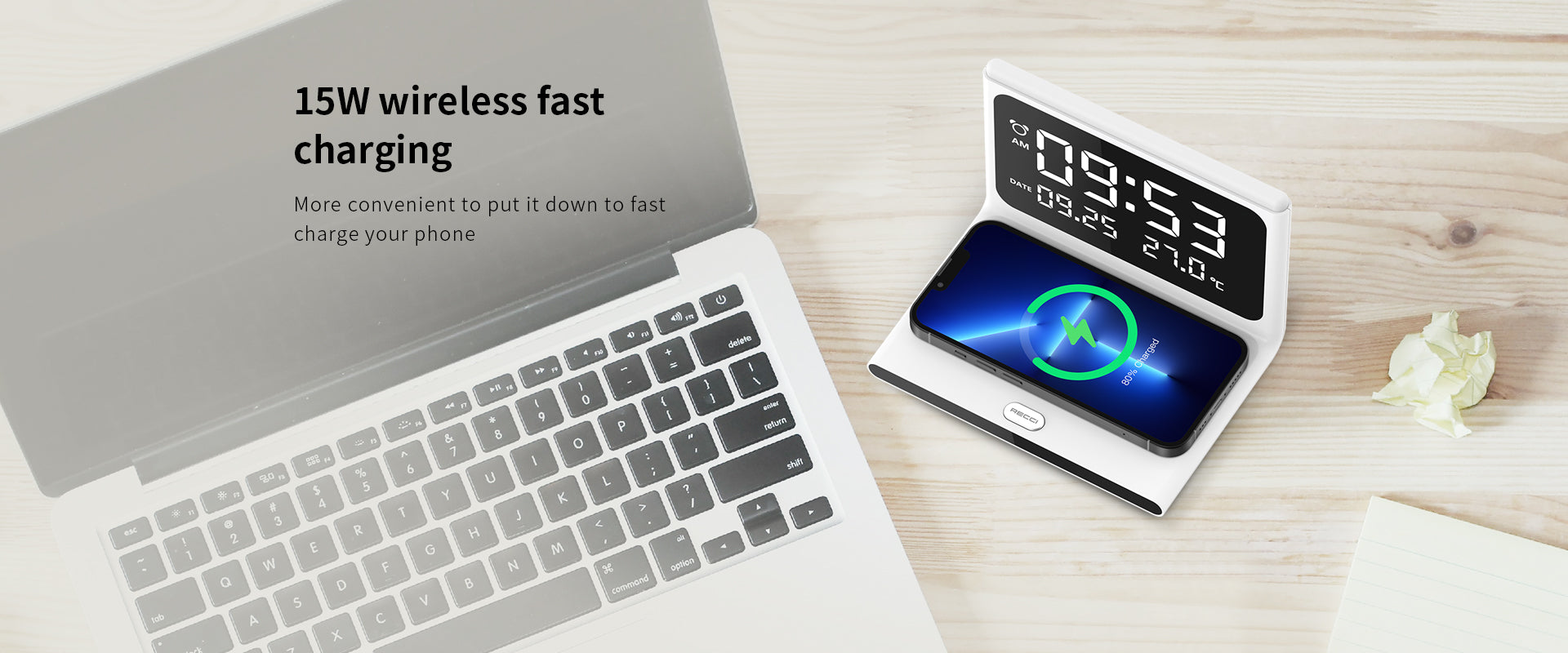 RLS-L12 Perpetual Calendar Wireless Charger