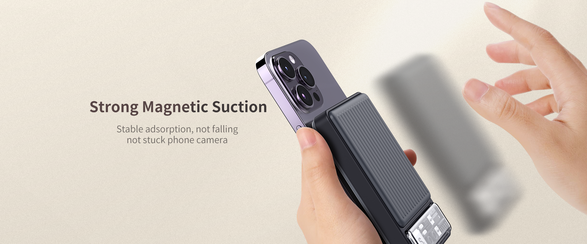 RECCI RPB-W18 22.5W+15W MAGNETIC WIRELESS POWER BANK 10000MAH باور بانك ريتشي