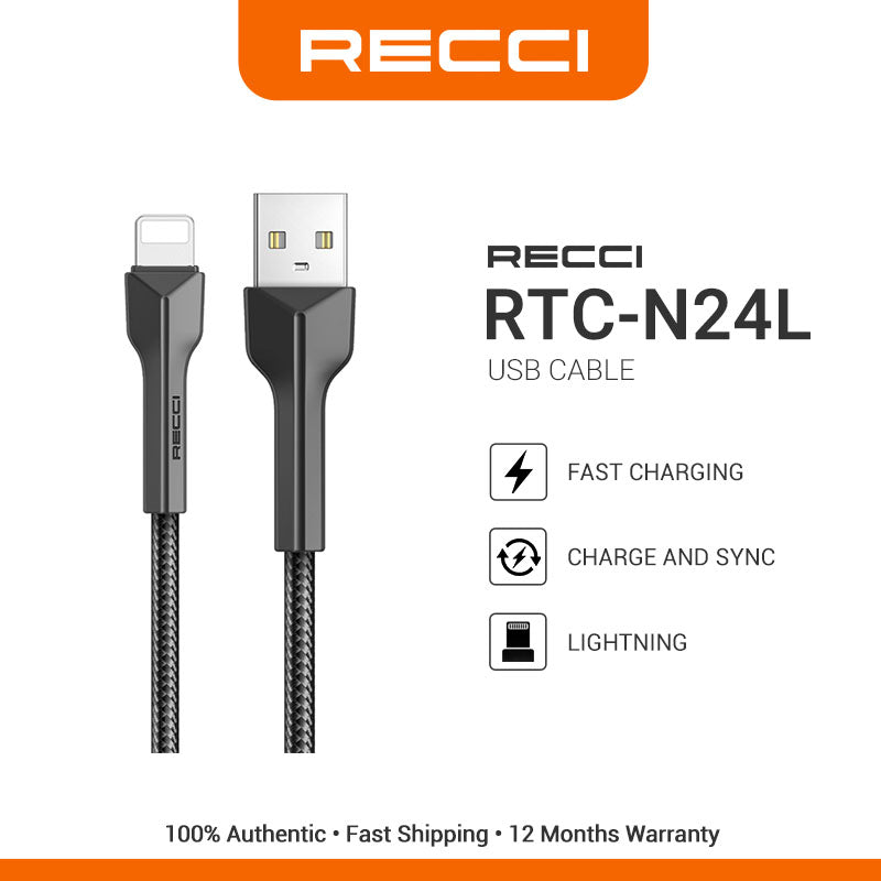 Recci RTC-N24L 150CM USB thor data cable
