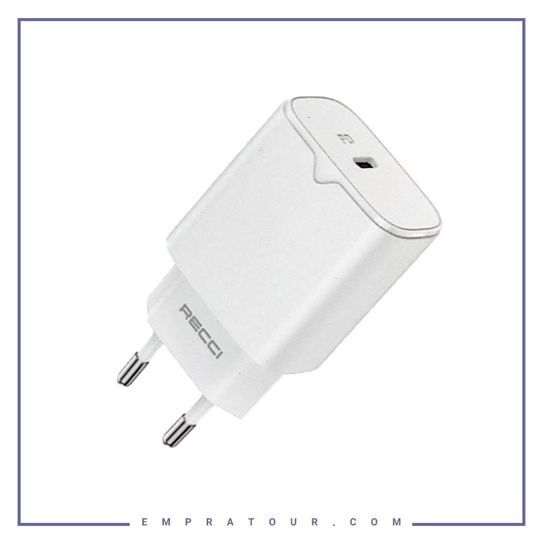 RC50E 20W USB-A Fast Charger (PD + QC3.0) - شاحن RC50E سريع بقدرة 20W مع منفذ USB-A (PD + QC3.0)