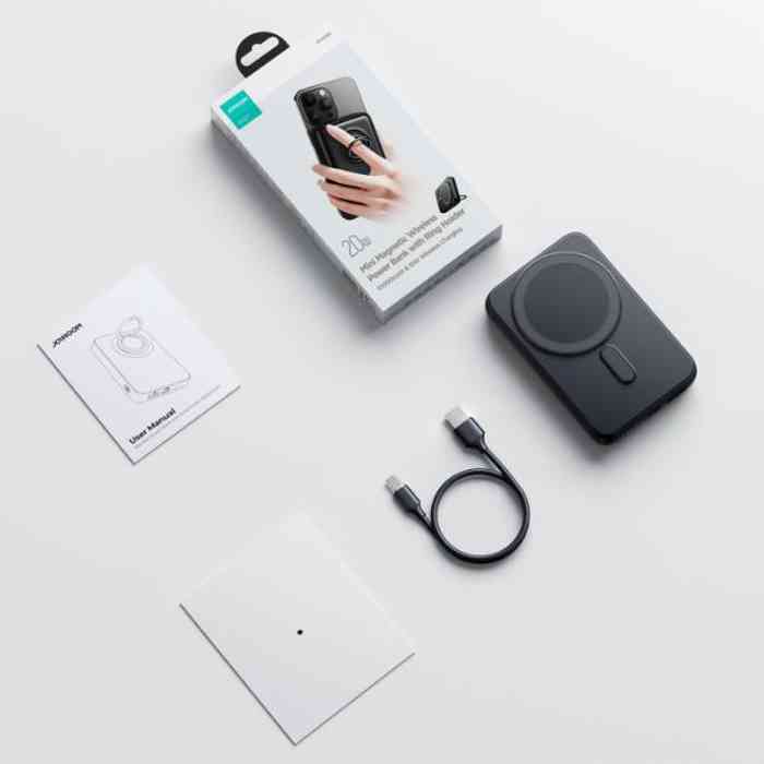 JR-W050 20W Magnetic Wireless Power Bank 10000mAh باور بانك جوي روم