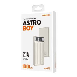 Recci Power Banke Astro Boy10000 mAh RPB - N40 باور بانك ريتشي