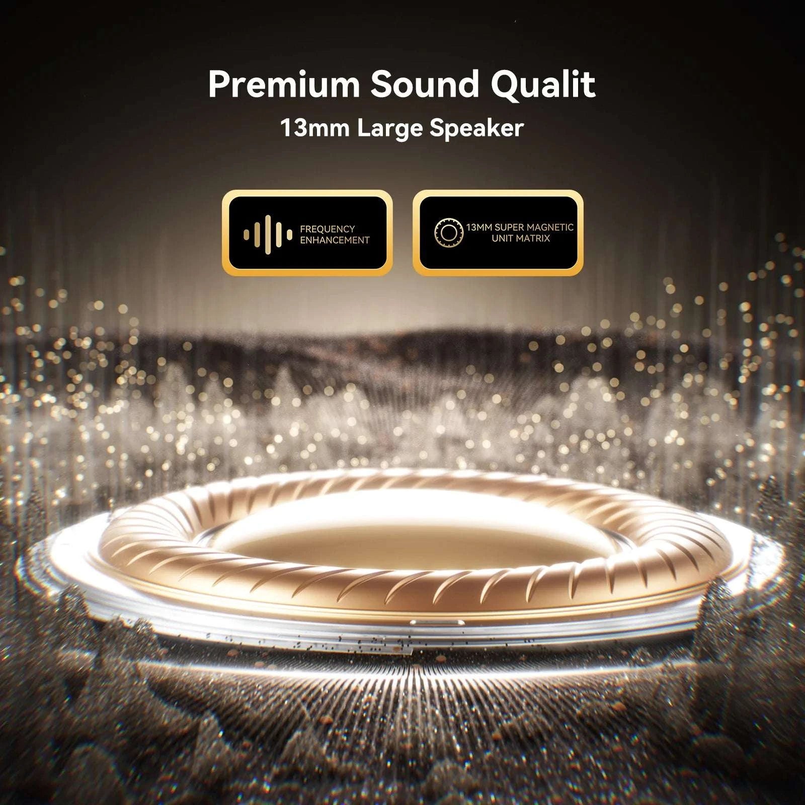 JR-FN3 ANC+ENC True Wireless Bluetooth Earphones Black - سماعات أذن بلوتوث لاسلكية JR-FN3 ANC+ENC باللون الأسود