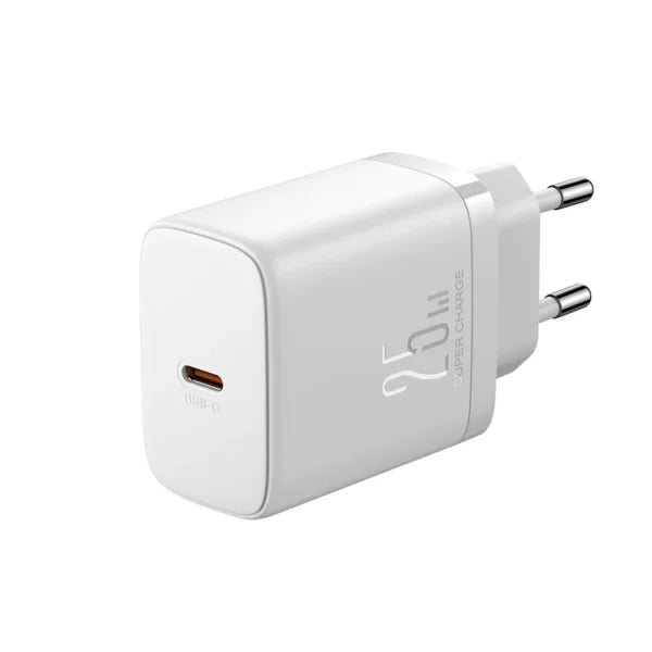 JOYROOM JR-TCF11EU 25W Fast Charger with USB-C to USB-C 1m Cable -White