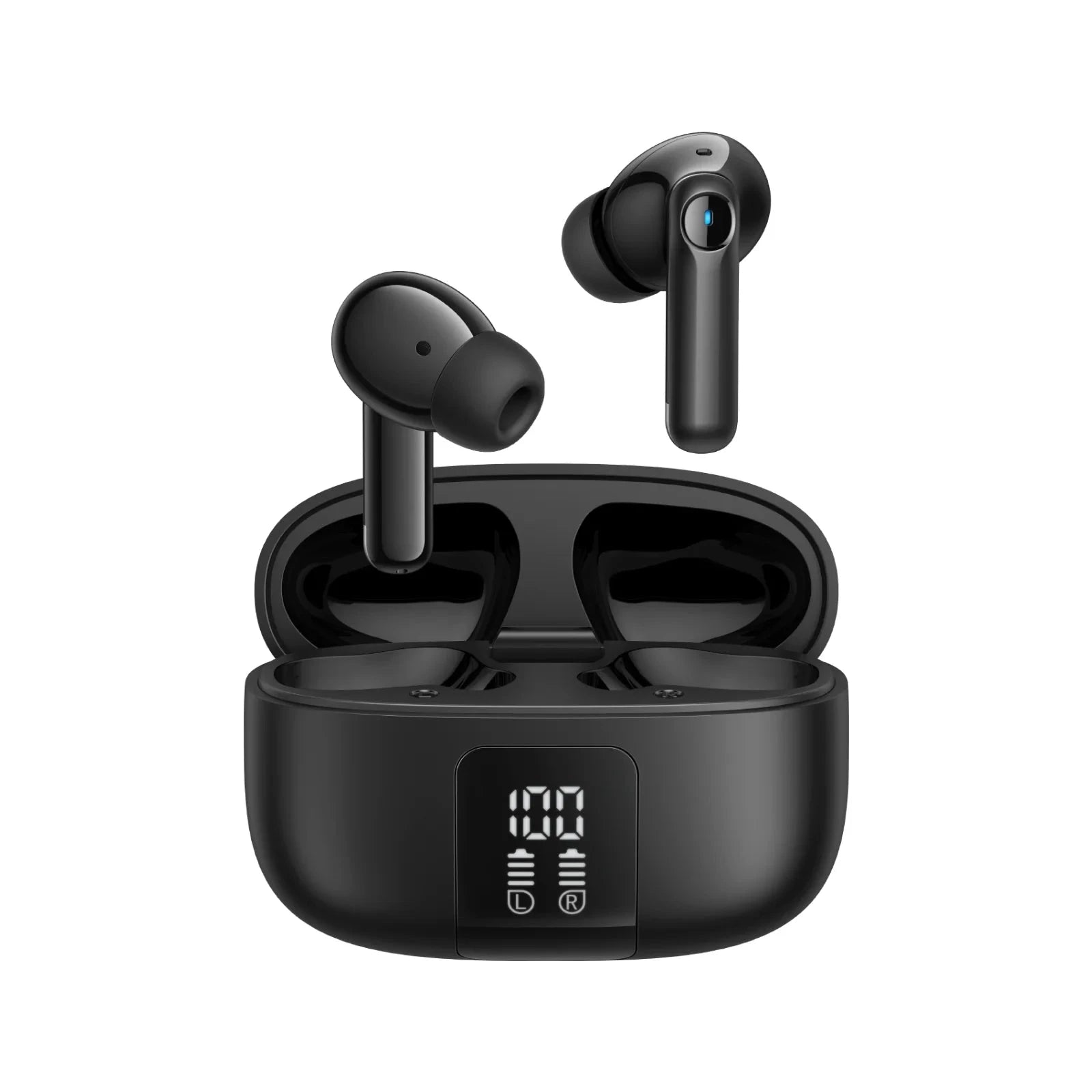 JR-FN3 ANC+ENC True Wireless Bluetooth Earphones Black - سماعات أذن بلوتوث لاسلكية JR-FN3 ANC+ENC باللون الأسود
