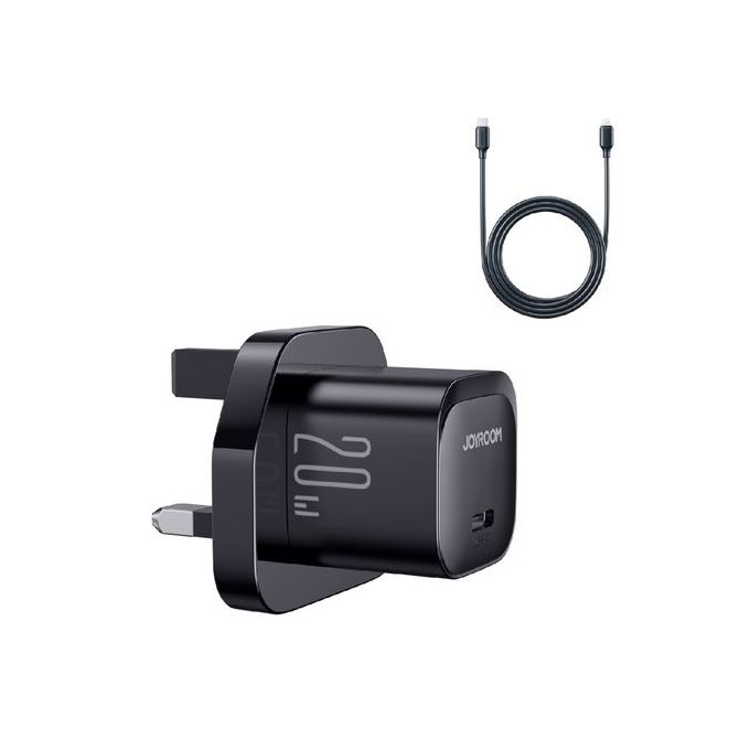 Mini charger Joyroom USB C 20W PD with cable USB C - Lightning JR-TCF02 شاحن جوي روم سريع