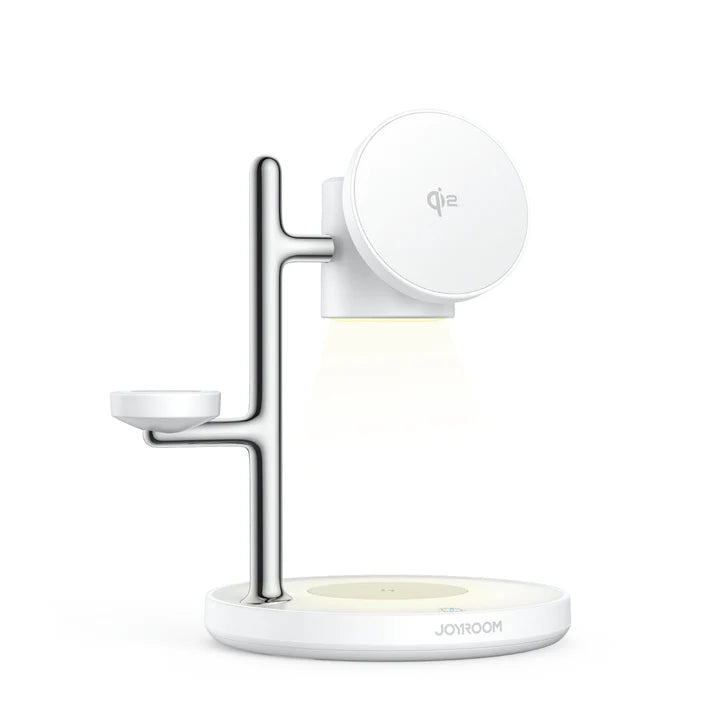 JR-W23 Qi2 4-in-1 Wireless Charger-White