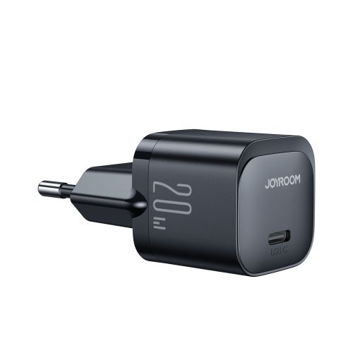 JR-TCF02 PD Mini Fast Charger 20W | Black - شاحن سريع PD ميني JR-TCF02 بقدرة 20 واط | أسود