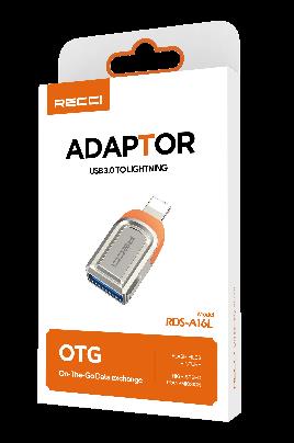 Recci Lightninin OTG USB 3.0 TO Lightninin RDS-A16L