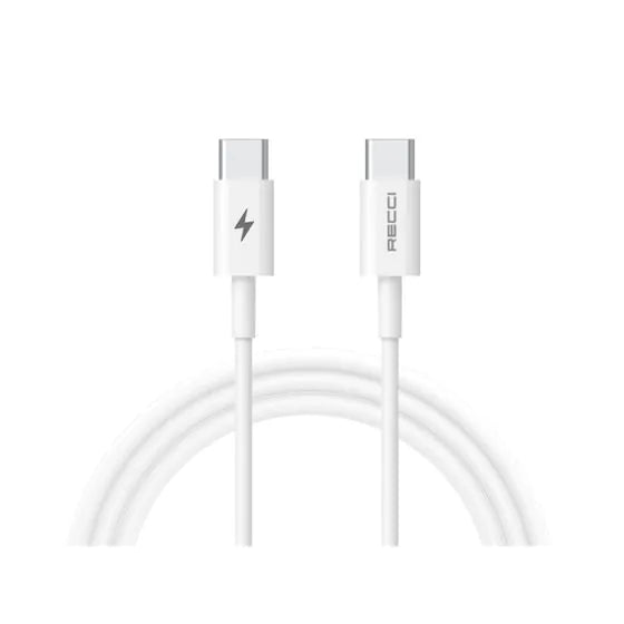 Recci, RTC-P05L, Silicone Material Fast Charging and Data Transfer Cable, USB to Lightning 2.4A Port Support Fast Charging, Compatible with All Lightning Devices, Cord Length 150cm, كابل ريتشي
