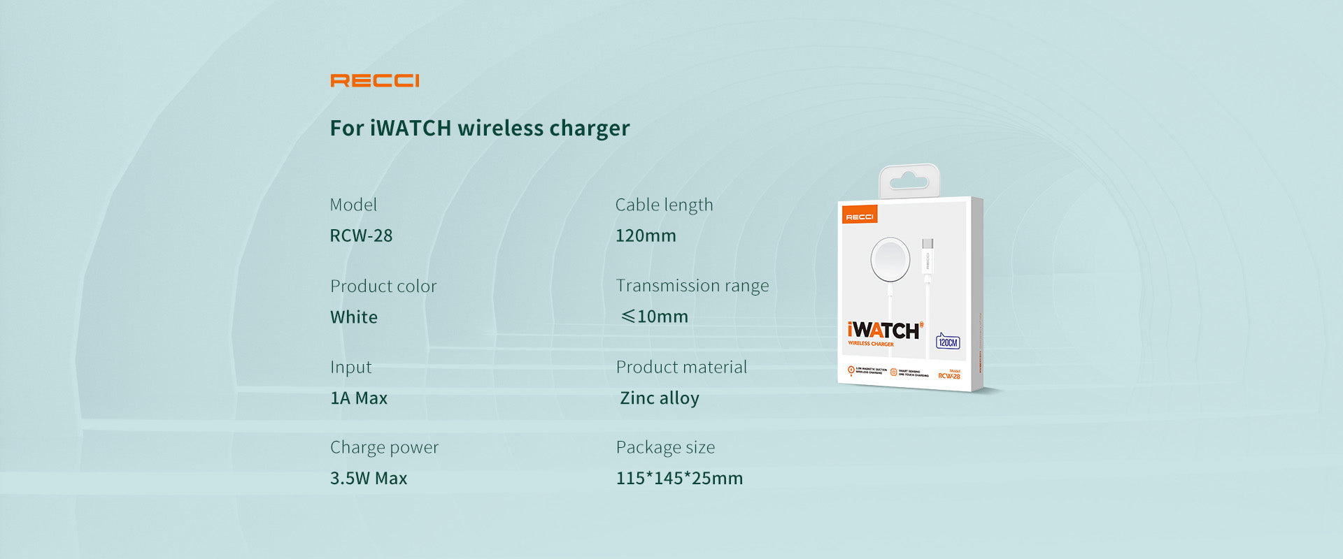 RCW-28 For iWatch wireless charger