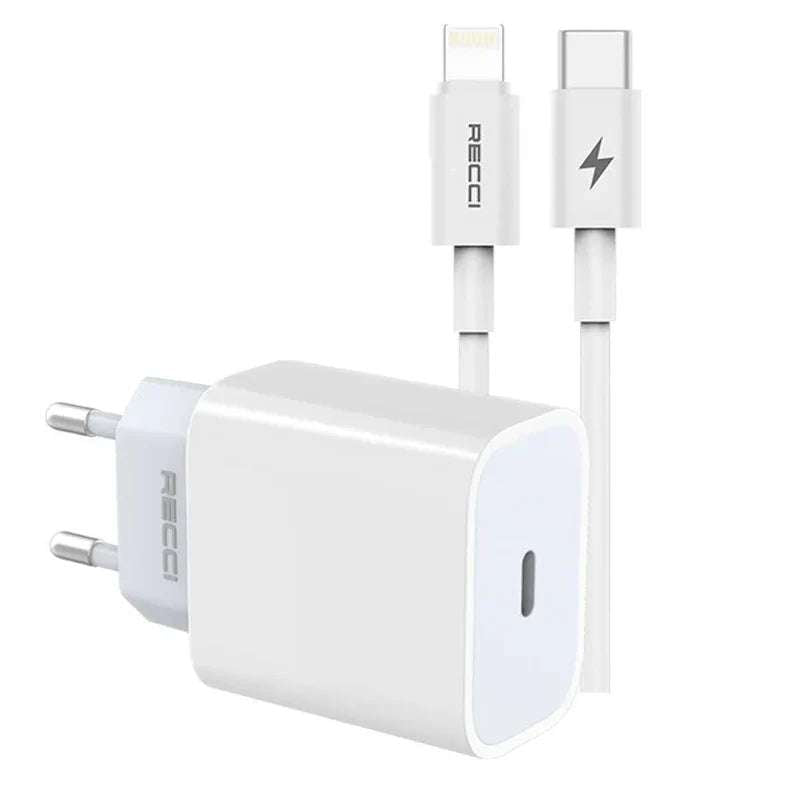 Recci Pd 20W Travel Charger USB-C RCK-16ECL  شاحن ريتشي