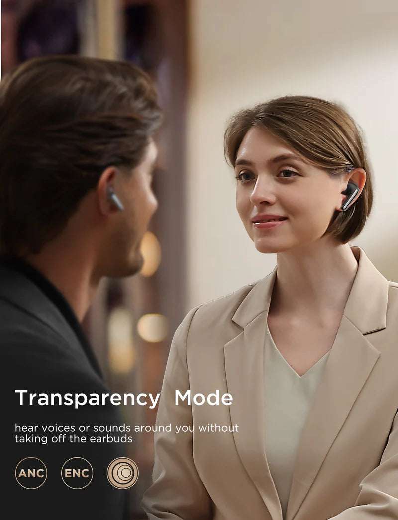 JR-FN1 Joyroom Funpods True Wireless Earbuds - سماعات JR-FN1 Joyroom Funpods اللاسلكية | أسود / أبيض