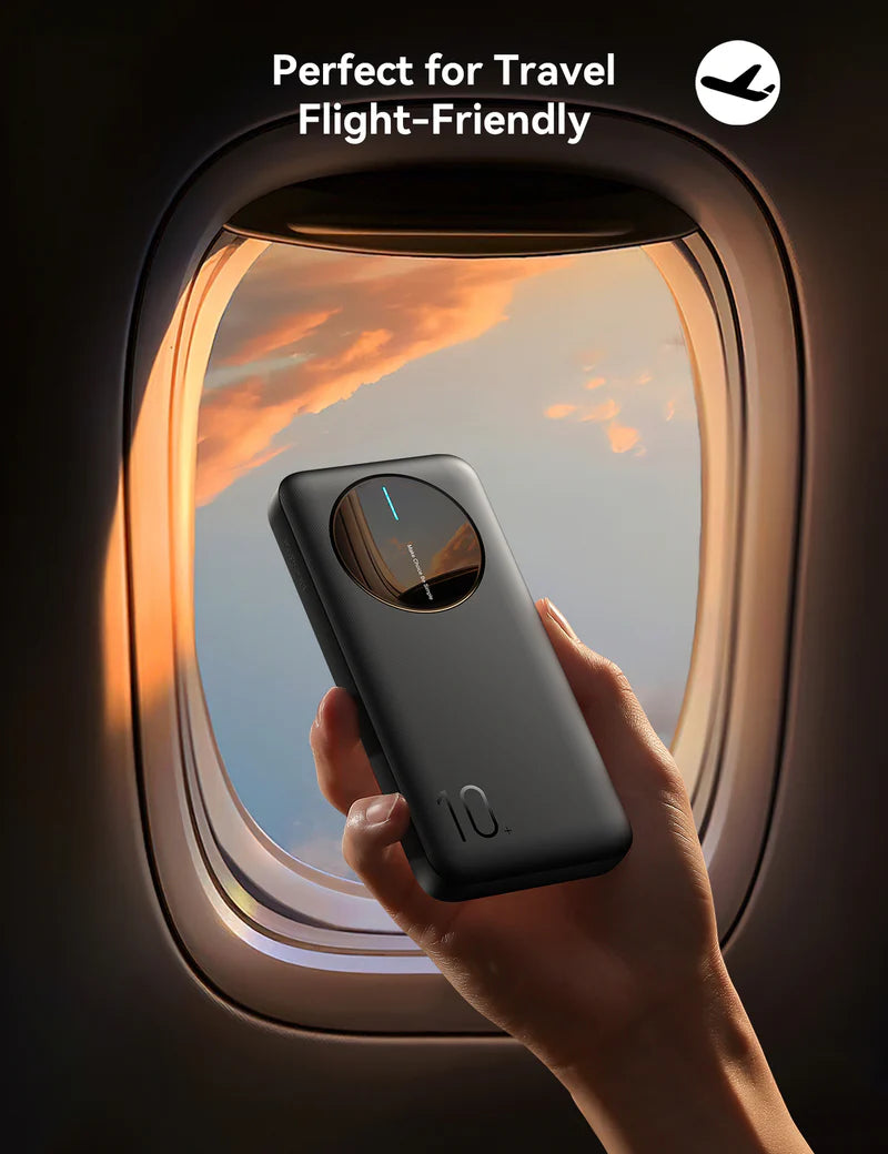 JOYROOM JR-PBF12 2.4A LED Power Bank 22.5W 10000mAh باور بانك F12 - ضمان تراست