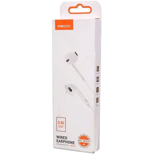 Recci Wired Earphone Shocked Bass Effect- REP-L15