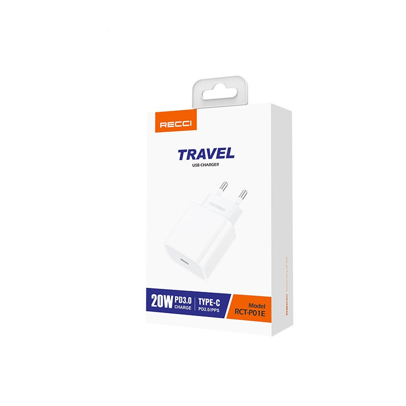 Recci RTC-P01E 20W PD Wall Charger