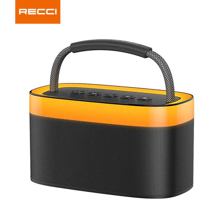 Recci RSK-W40 Phantom Wireless Bluetooth Speaker HIFI RGB Atmosphere Light 16W - مكبر صوت لاسلكي بتقنية البلوتوث من Recci ، إضاءة جو RGB عالية الدقة 16 واط