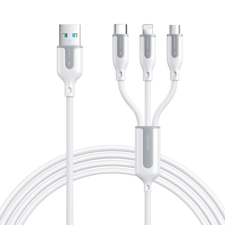 S-1T3018A15 3.5A 3.5A Lightning+Type-C+Micro 3-in-1 Charging Cable 0.3M/2M