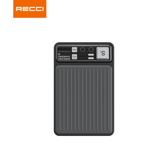 RECCI RPB-W18 22.5W+15W MAGNETIC WIRELESS POWER BANK 10000MAH باور بانك ريتشي