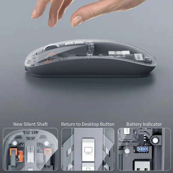 Space Capsule Wireless Mouse Recci RCS-M01