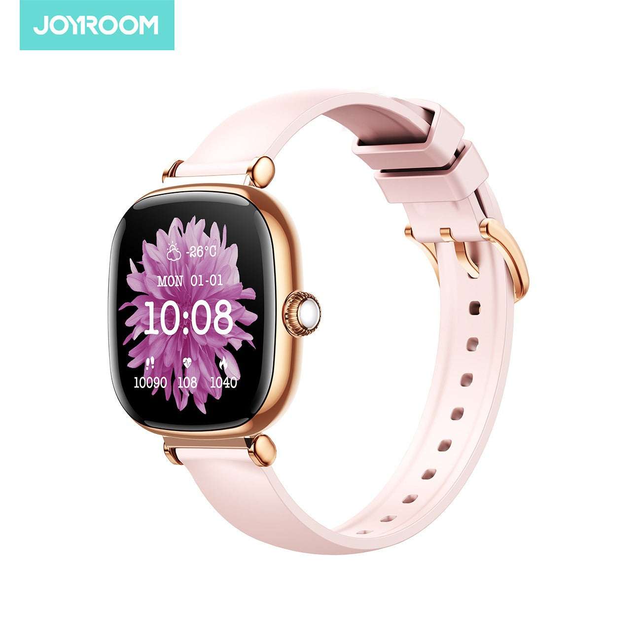 JR-FS1 Lady Smart Watch (Answer/Make Call) - ساعة JR-FS1 الذكية للسيدات (الرد على المكالمات/إجراؤها)