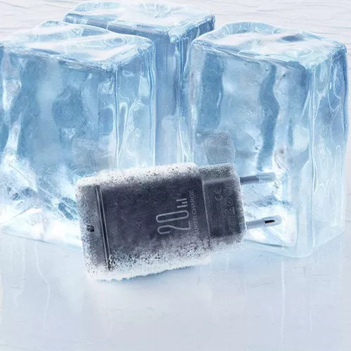 JR-TCF06 Flash Series PD 20W Single-Port Charger | Black - شاحن JR-TCF06 فلاش سيريز بمنفذ واحد PD بقدرة 20 واط | أسود