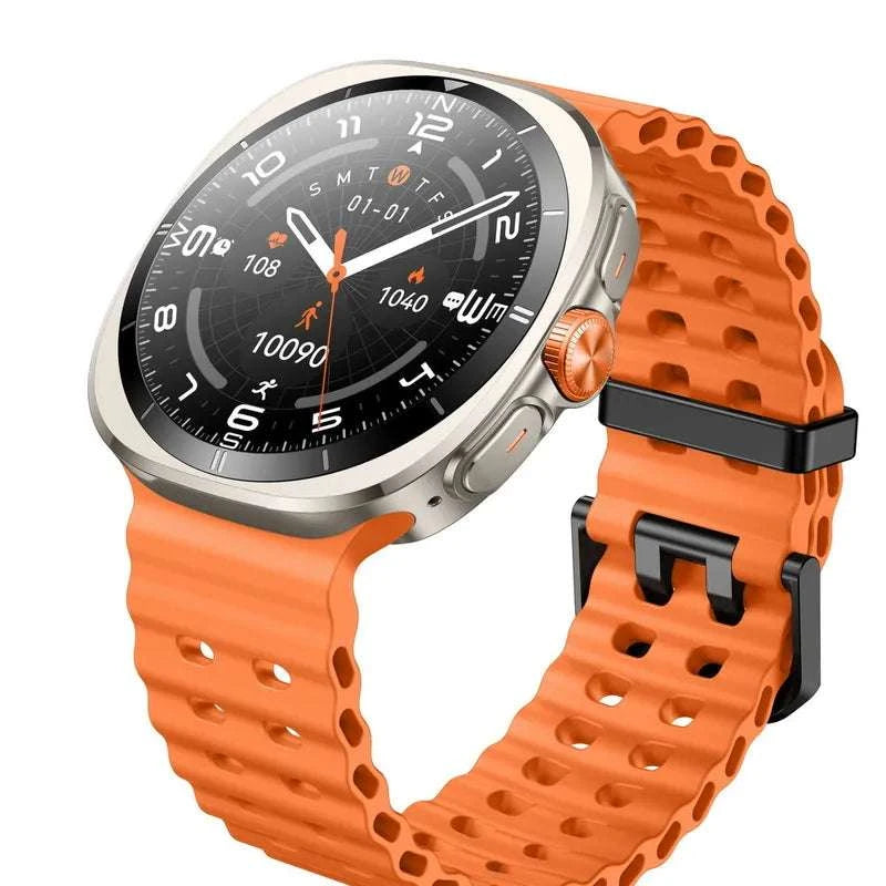 Recci RA40 Smart Watch | 1.43" AMOLED Display 466×466 | 1000 Nits Ultra High Brightness | - ساعة Recci RA40 الذكية | شاشة AMOLED مقاس 1.43 بوصة بدقة 466×466 | سطوع فائق 1000 شمعة في المتر المربع |