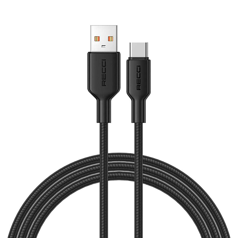 Recci RS46C USB-A to Type-C 2.4A Fast Charging Data and Charging Cable 100W 1.2M