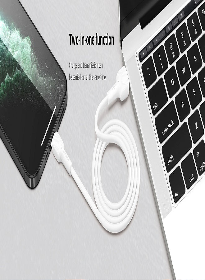 Recci Shell 100cm Cable Micro White RTC-N26M - Trust Egypt