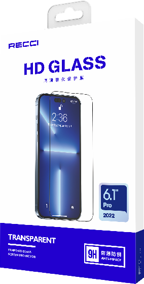Recci IPhone14 series Full transparency tempered film iP 14 Max (Apply to iP13 Pro Max ) (RSP - A18HD ) - Trust Egypt