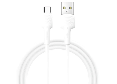 Recci RTC-N26C PVC Cable - PD 20W - USB A to C - 1M - White