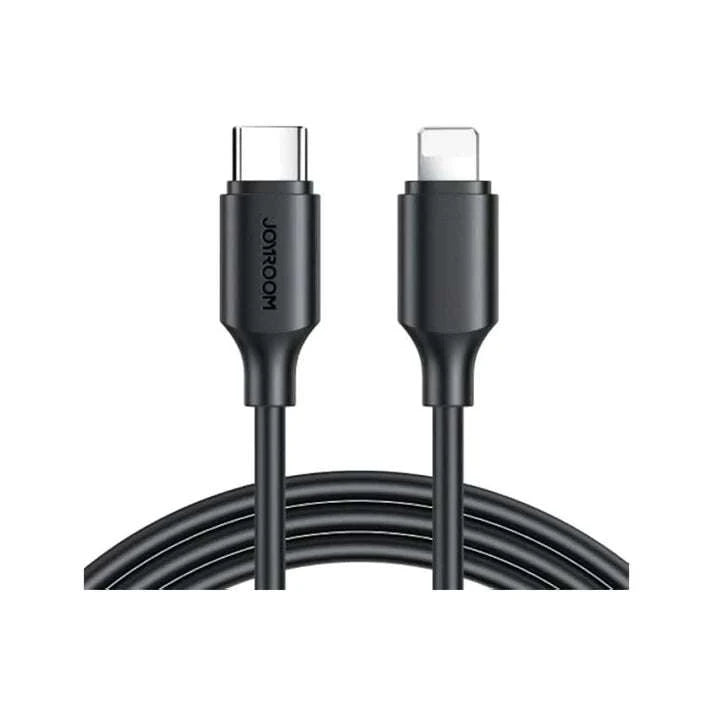 S-A9 USB-A to Type-C Fast Charging Data Cable 1m | Black - سلك بيانات وشحن سريع S-A9 USB-A إلى Type-C بطول 1 متر | أسود