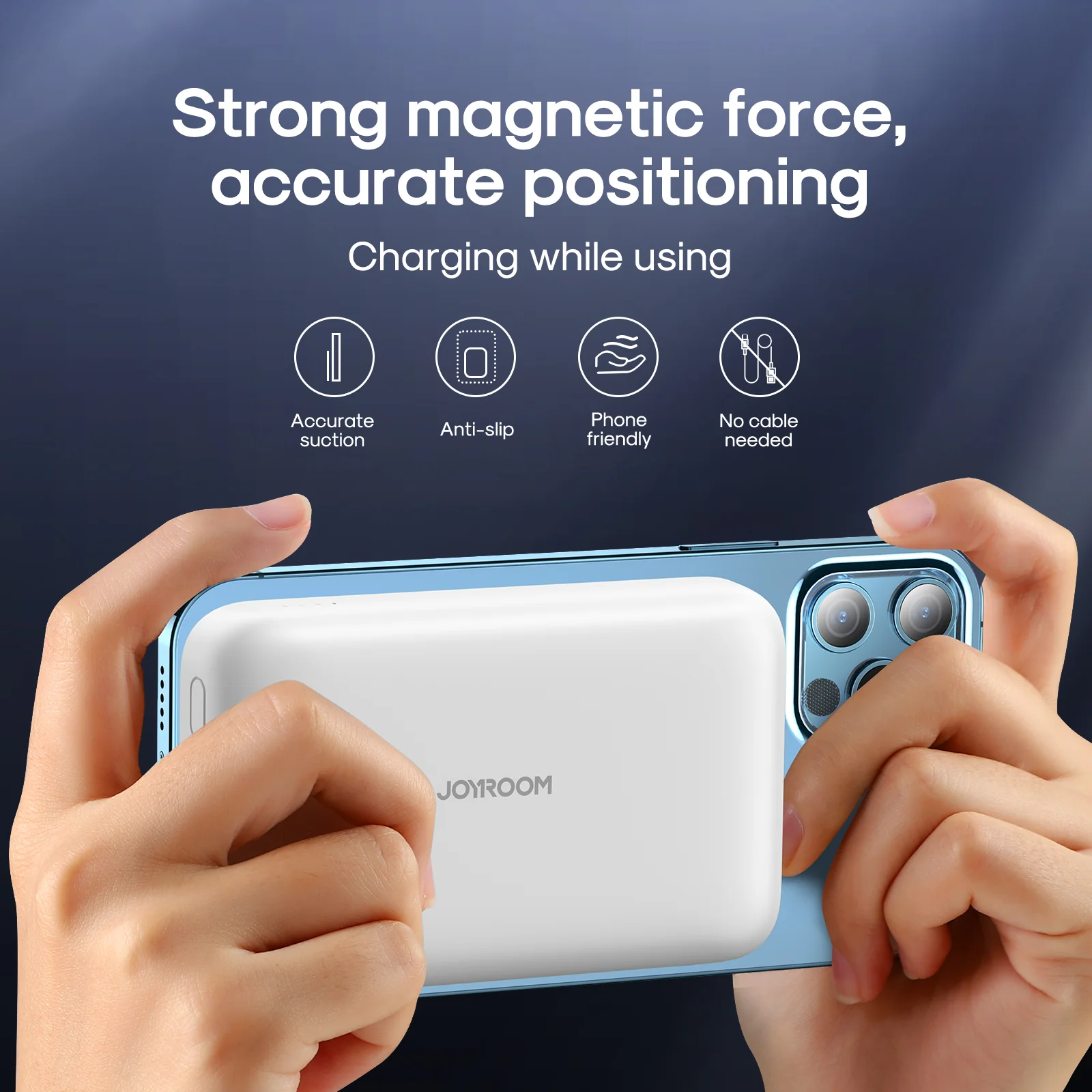 JR-W020 20W magnetic wireless power bank 10000mAh