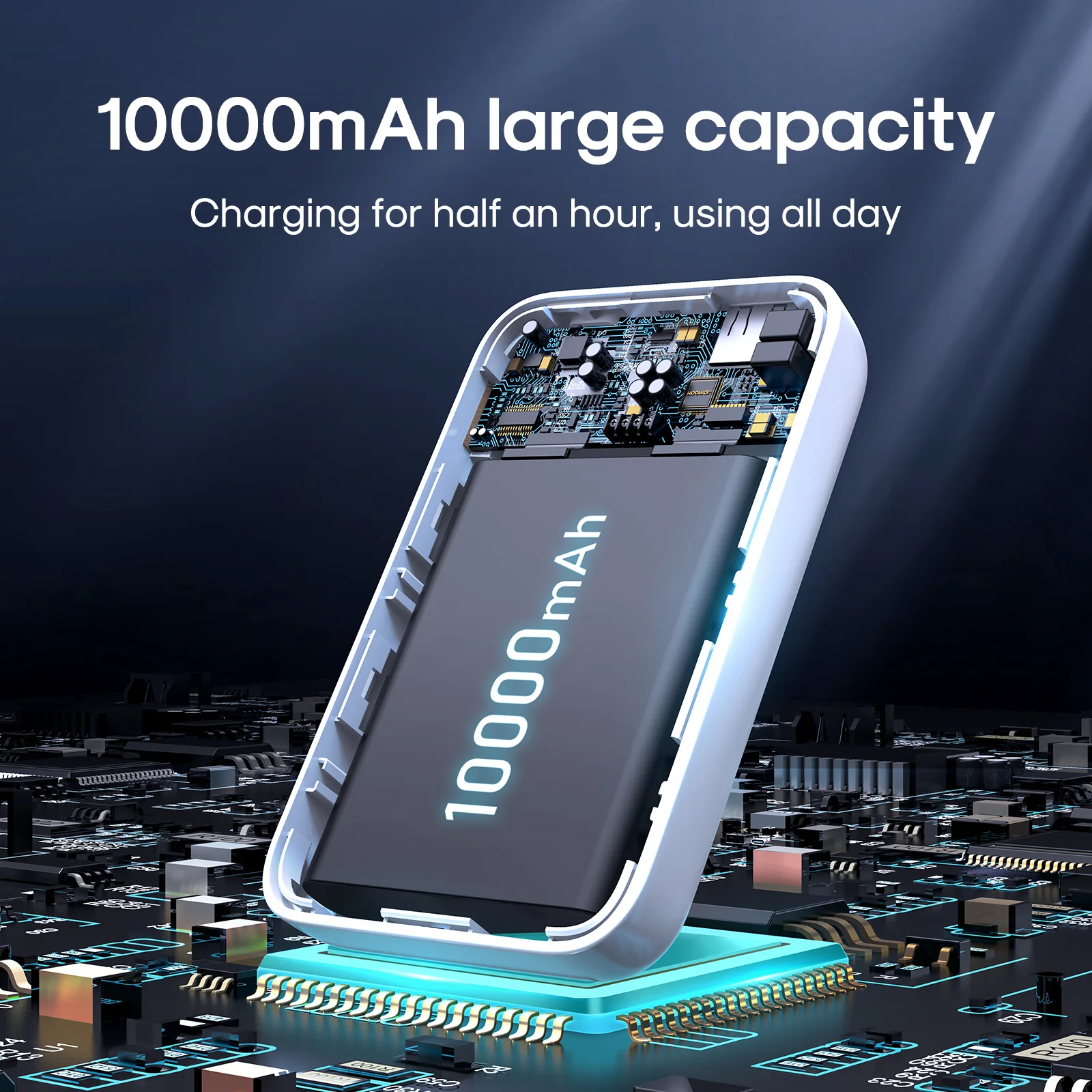 JR-W020 20W magnetic wireless power bank 10000mAh