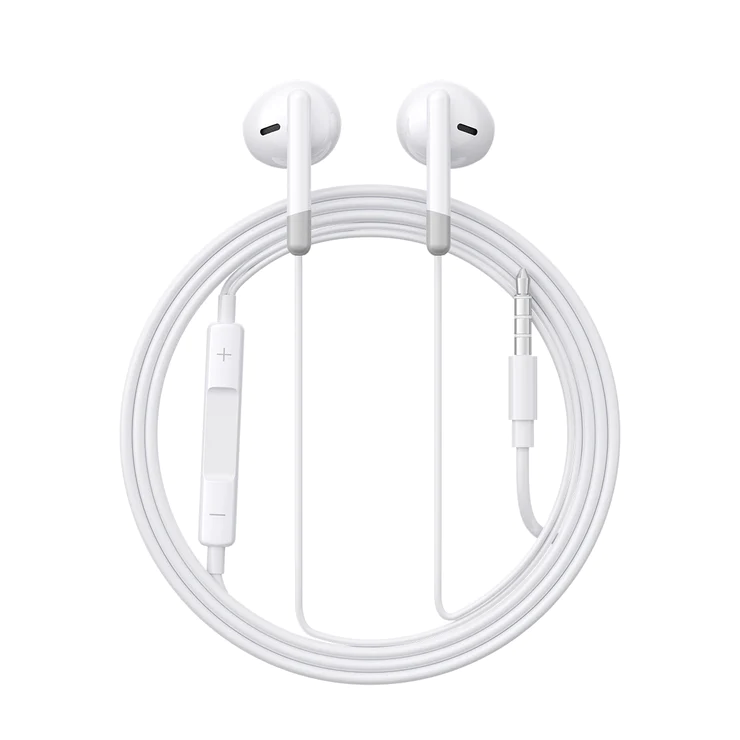 JR-EW01 3.5MM Wired Series Half In-Ear Wired Earphones