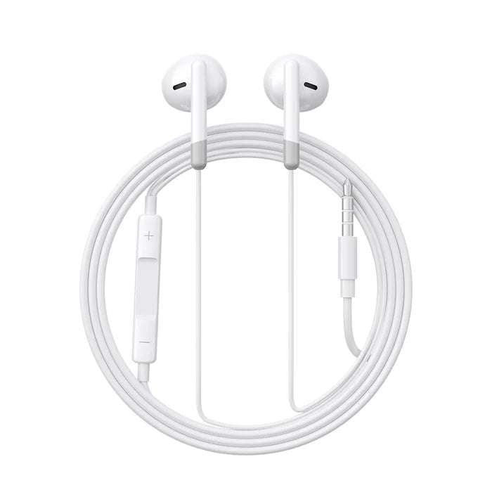 JR-EW01 Wired Series Half In-Ear Wired Earphones-White