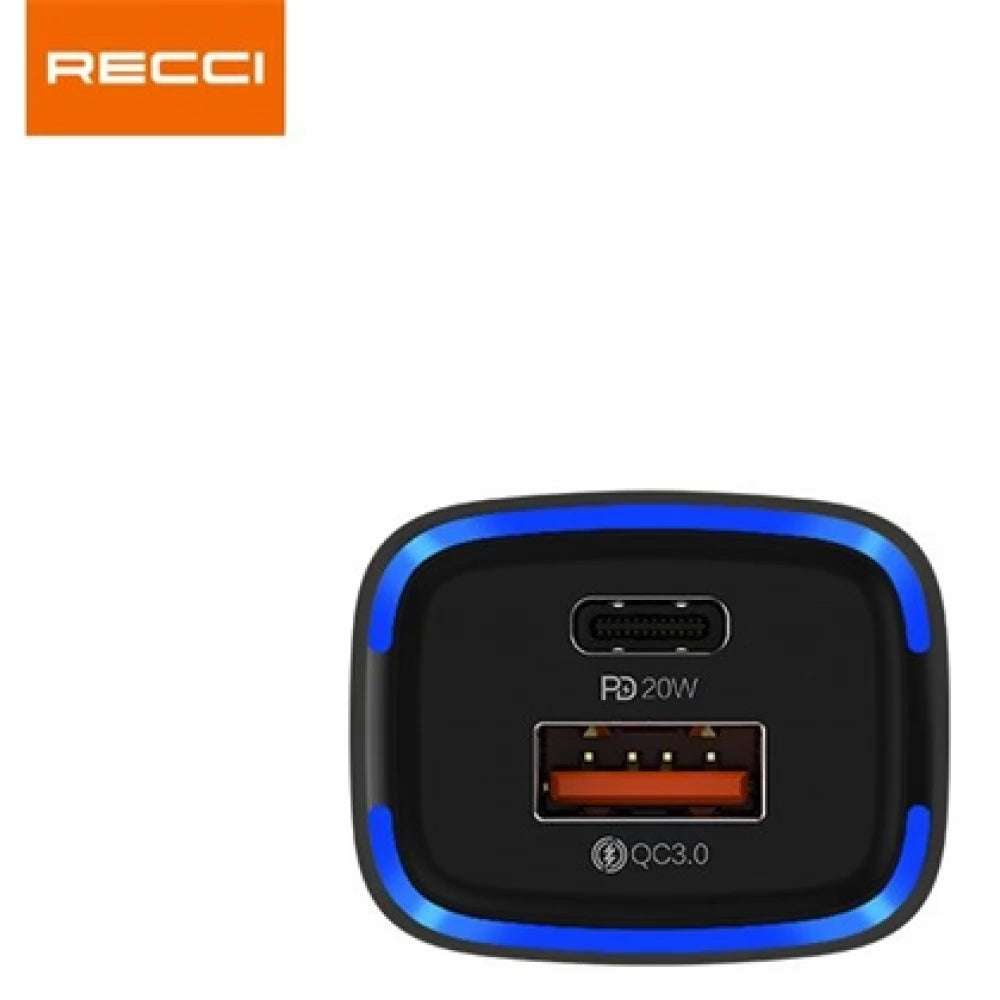 RECCI CAR CHARGER RQ02 - شاحن سيارة RECCI