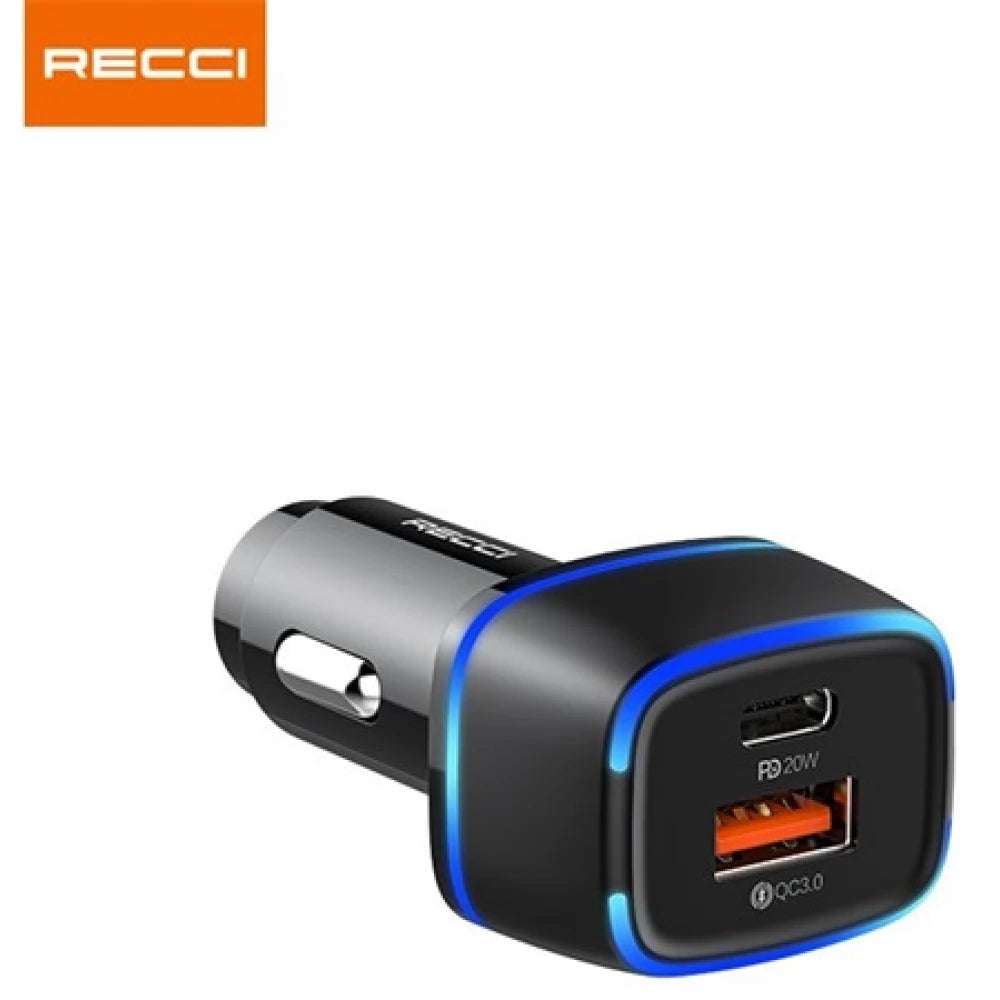 RECCI CAR CHARGER RQ02 - شاحن سيارة RECCI