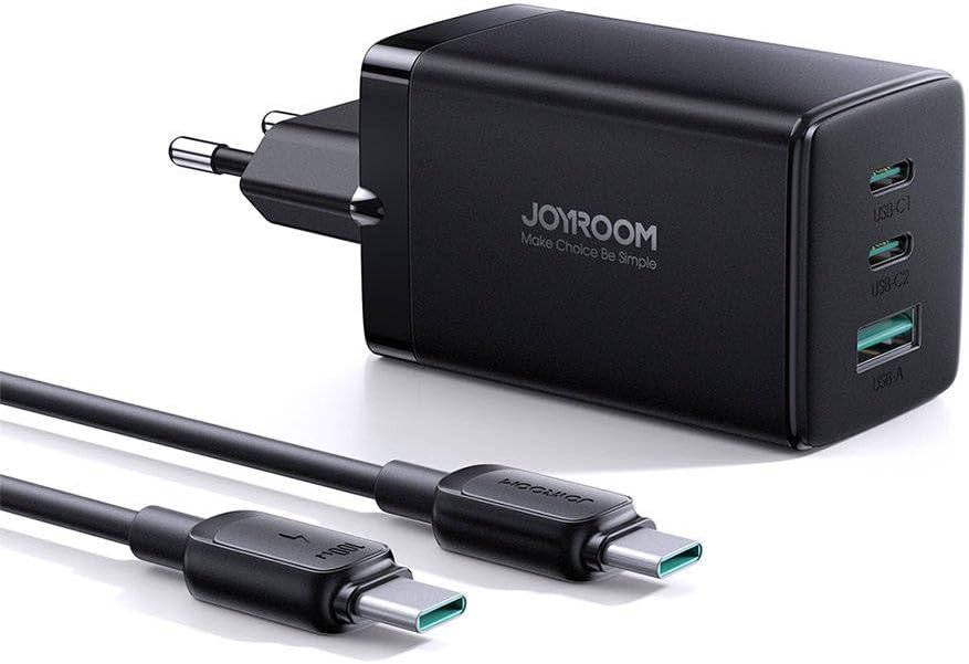 Joyroom JR-TG10 65W GaN Charger Plug with 100W USB C Cable Fast Charging