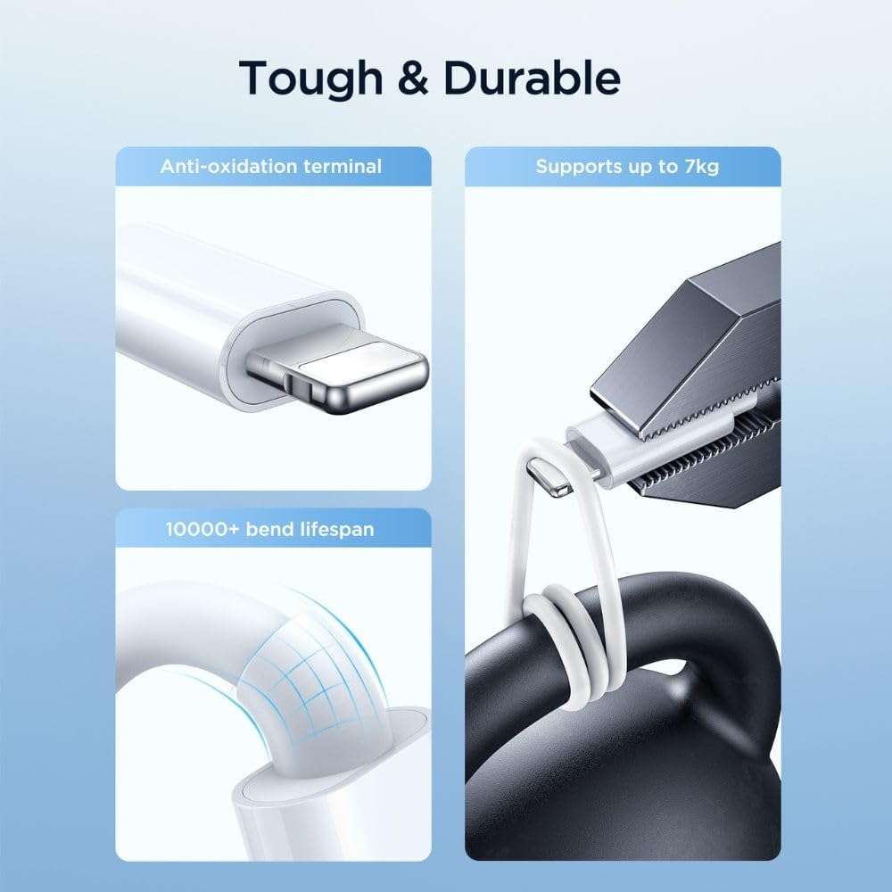 S-IW008 3-In-1 iP Watch Magnetic Charger+Lightning+Type-C cable (USB-A) 1.2M