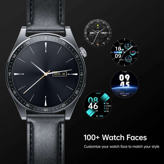 JR-FC2 Classic Series Smart Watch (Make/Answer Call) Black/White ساعة ذكيه من جوي روم