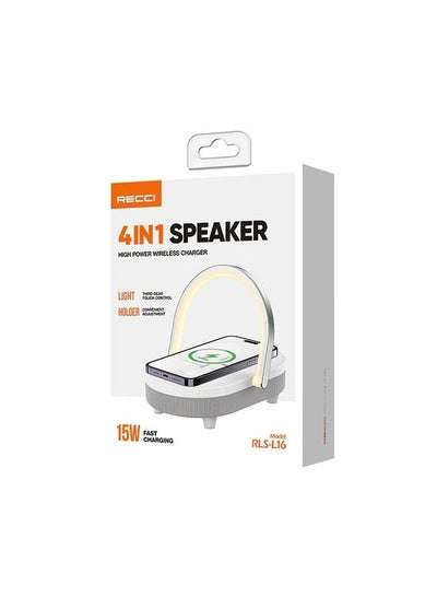 Recci 4 IN1 SPEAKER Wireless Charger RLS-L16