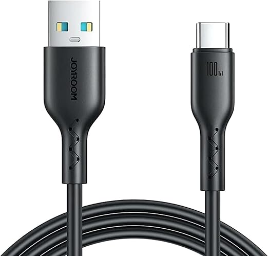 Joyroom SA26-AC6 Flash-Charge Series 100W USB-A to Type-C Fast Charging Data Cable, 1 Meter Length