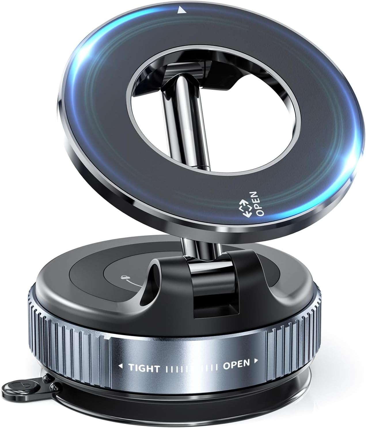 Magnetic car phone holder with suction cup, car holder, 360 degree rotating design and super RZ03