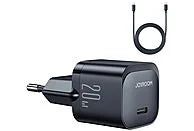 JR-TCF02 PD Mini Fast Charger 20W | Black - شاحن سريع PD ميني JR-TCF02 بقدرة 20 واط | أسود