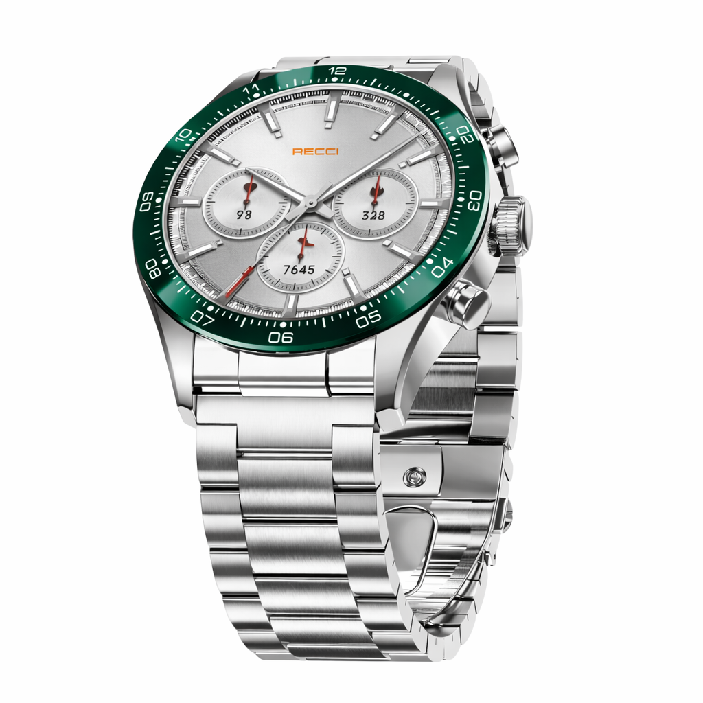 Recci Smart Watch RA43 - BLACK / SILVER