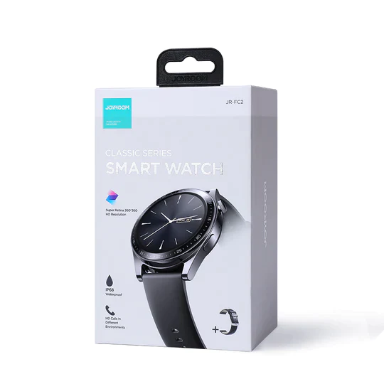 JR-FC2 Smart Watch Black ساعة ذكية من جوي روم