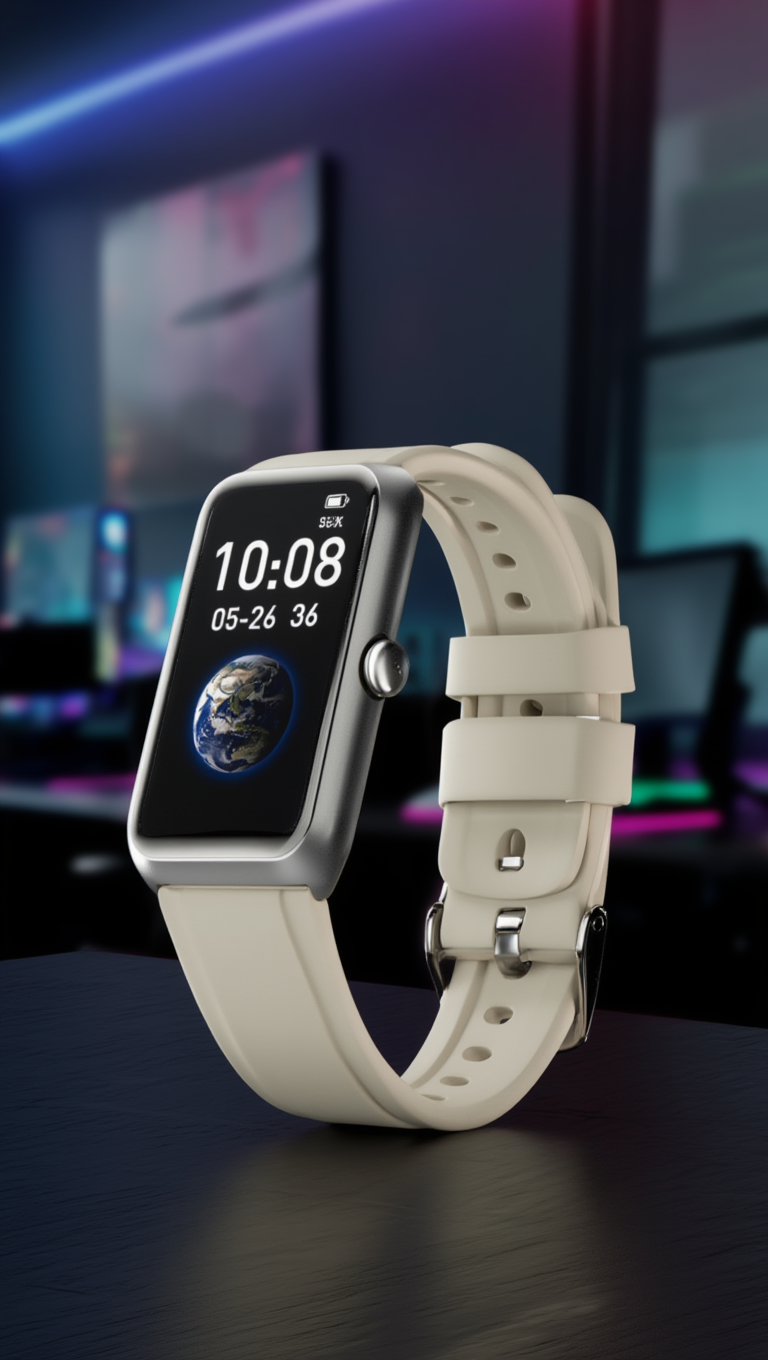 Recci Smart Watch with Bluetooth Calling RA45 | ساعة ريتشي الذكية المزودة بخاصية الاتصال عبر البلوتوث RA45
