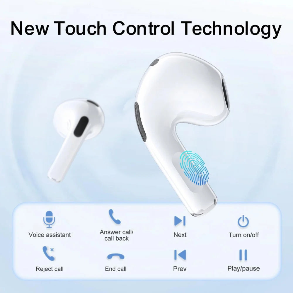 Joyroom Airpods JR-T03S PLUS 2024 | New Edition ios & android سماعة اذن جوي روم بلوتوث متوافقه مع ايفون و اندرويد