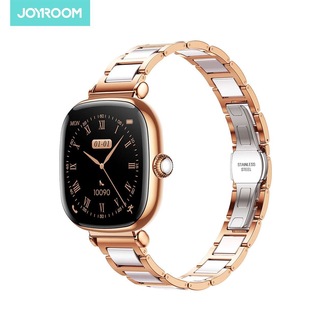 JR-FS1 Lady Smart Watch (Answer/Make Call) - ساعة JR-FS1 الذكية للسيدات (الرد على المكالمات/إجراؤها)